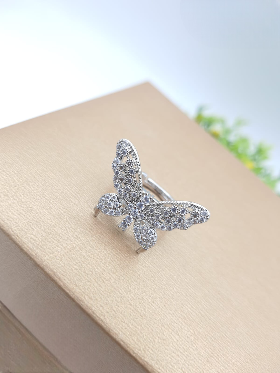 Cute Butterfly Zircon Finger Ring, Eternity Wedding Jewellery, Fashion Simple Zircon Ring, Butterfly Design Finger Ring Cute Butterfly Zircon Finger Ring, Eternity Wedding Jewellery, Fashion Simple Zircon Ring, Butterfly Design Finger Ring